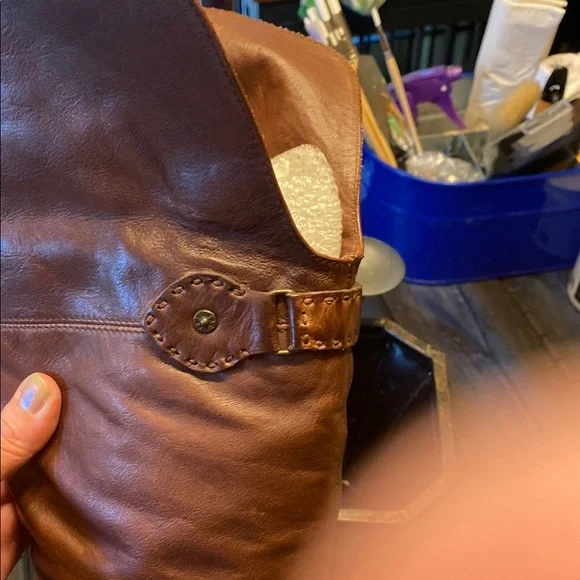 Frye Brown Over the Knee Boots Timeless Leather Design - Picture 12 of 13